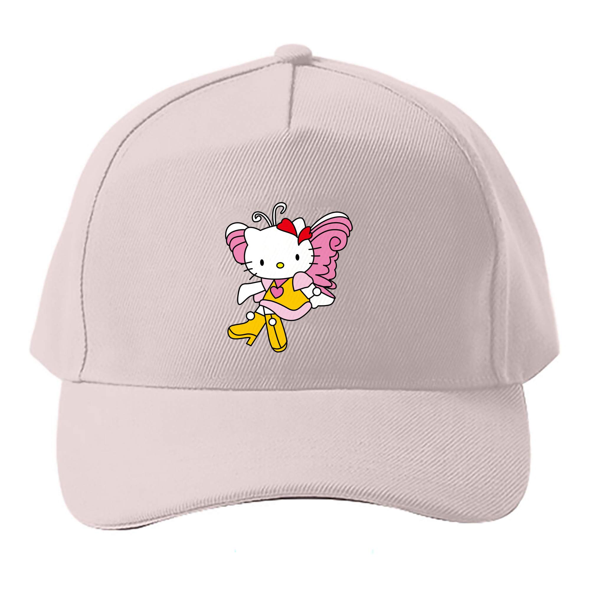 （画像用） Hello Kitty ハローキティ ベースボールキャップ 綿100％ 男女兼用 帽子 スポーツ